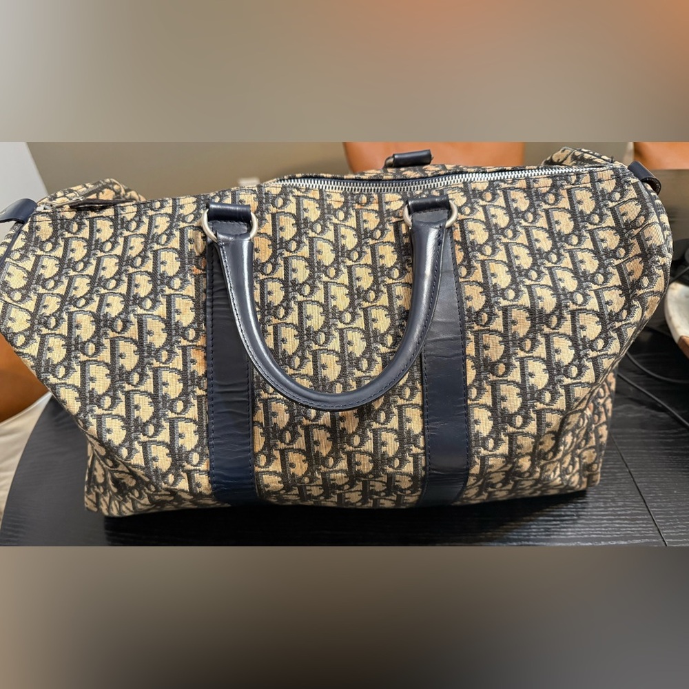 ⭐️ Authentic ⭐️ Vintage Christian Dior Diorissimo Weekender Boston Bag